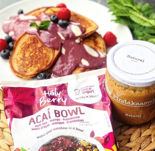 Holy Berry / Açai / Pancakes pindakaas Açai Topping