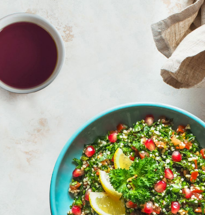Holy Berry / Açai / Quinoa salade met Açai dressing