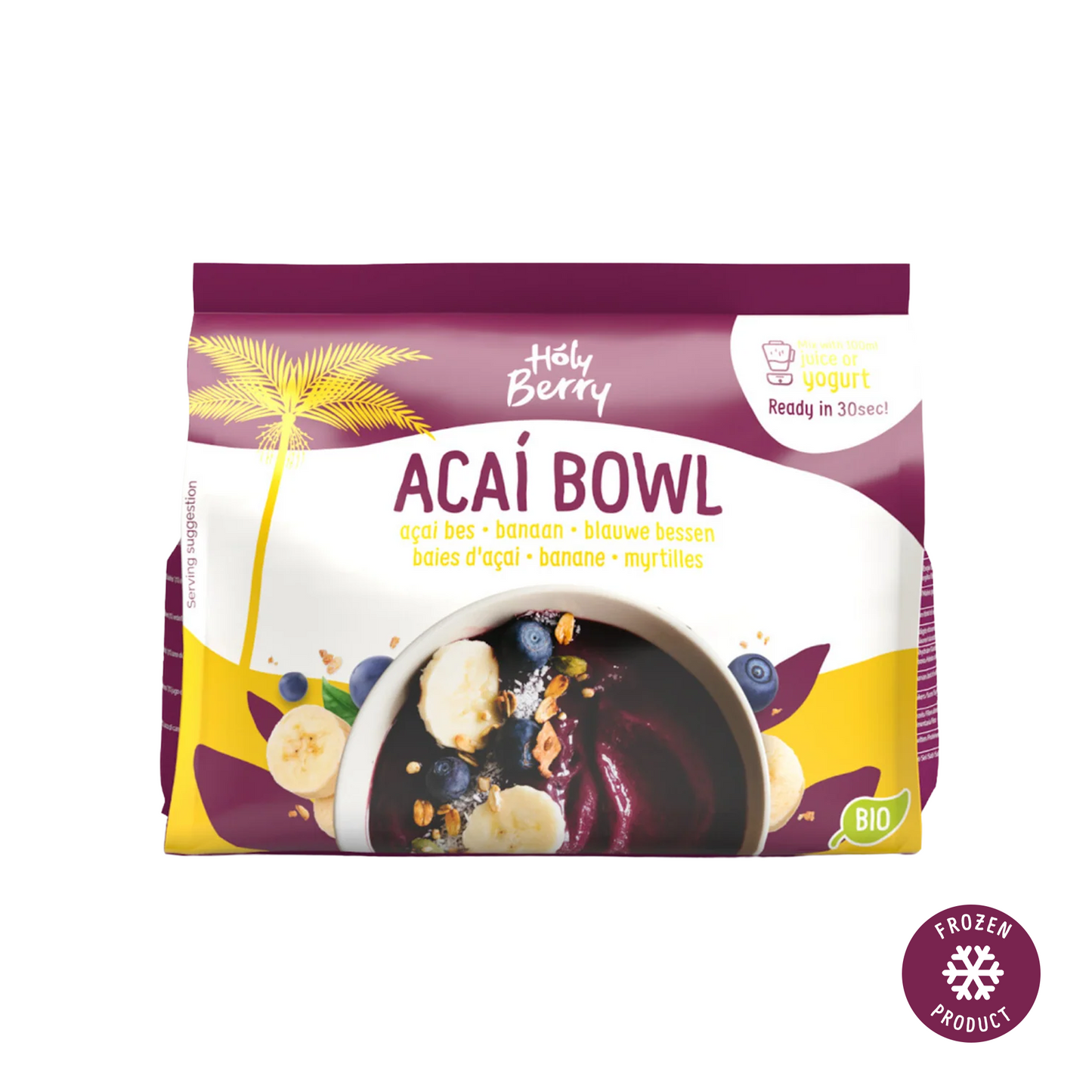 Açai Bowl met Banaan & Blauwe Bes