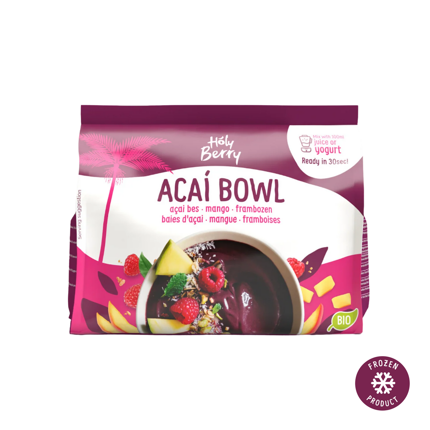 Açai Bowl met Mango & Framboos