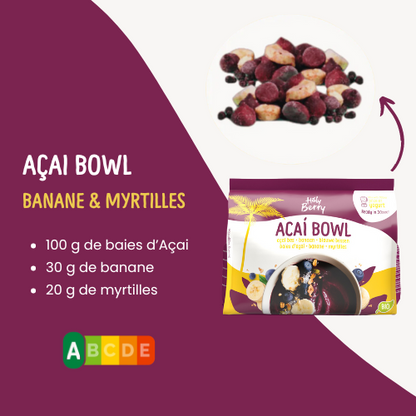 Açai Bowl met Banaan & Blauwe Bes