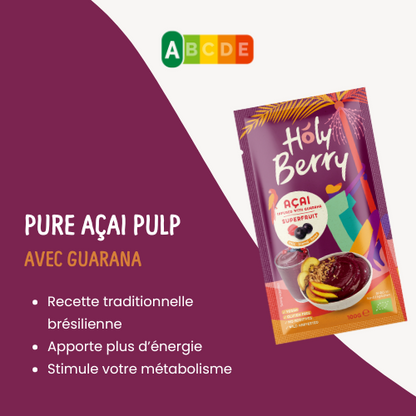 Açai Pure Pack avec Guarana